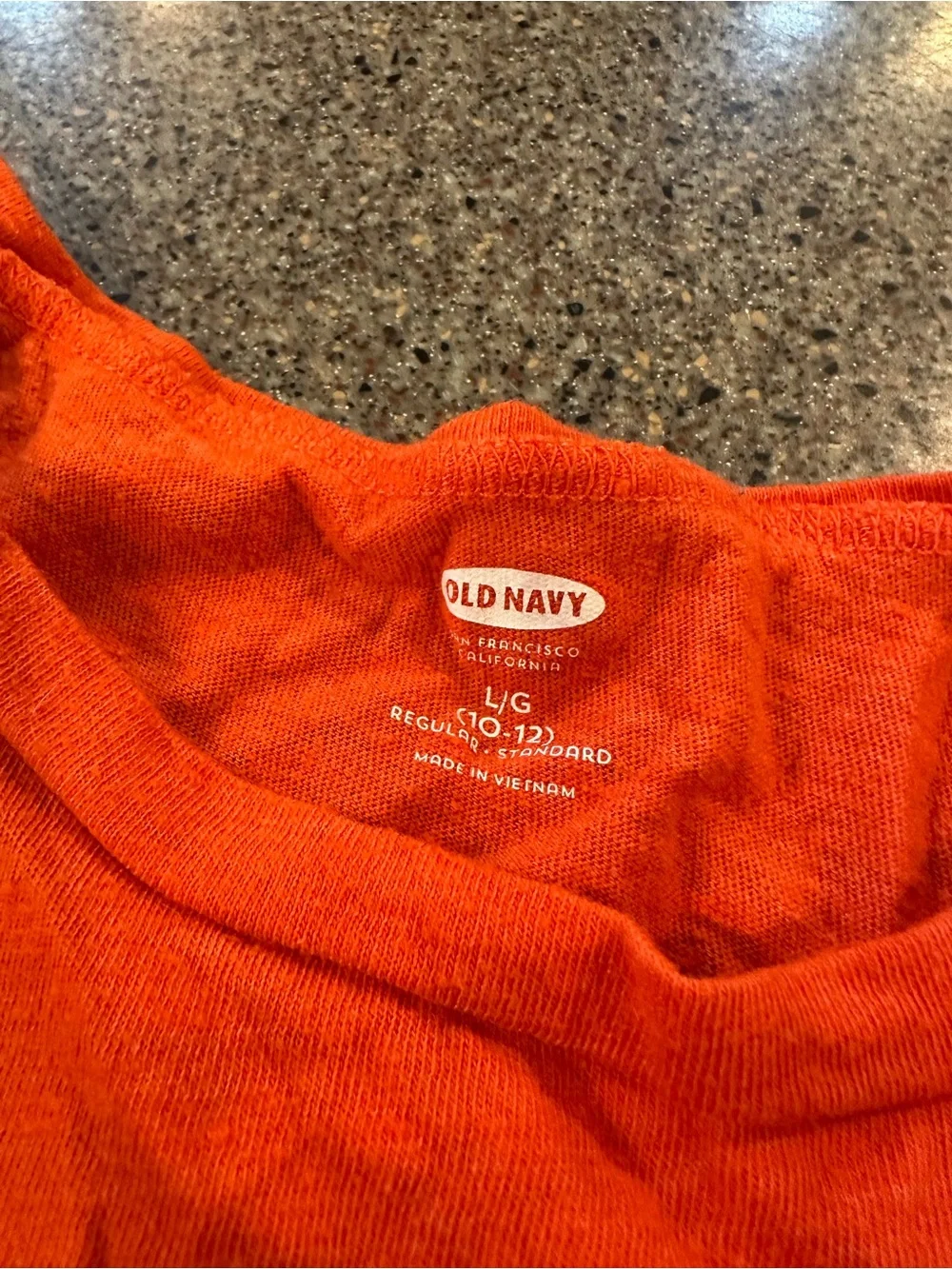 Orange Graphic shirt 